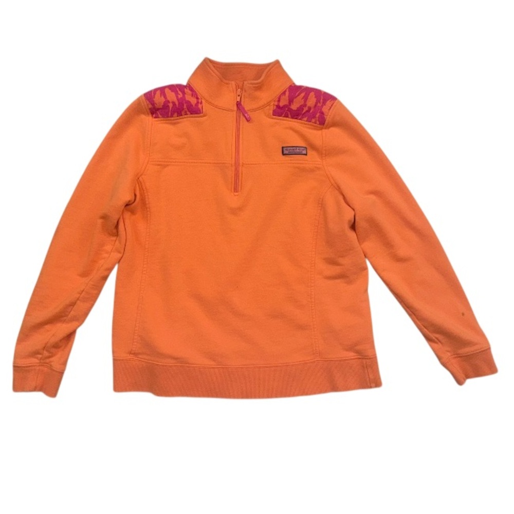 VINEYARD VINES shep 1/2 zip vibrant sweatshirt women’s size medium - Picture 4 of 17